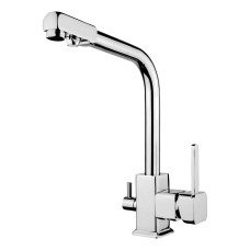 Square 3-way Water Filter Kitchen Mixer Faucet