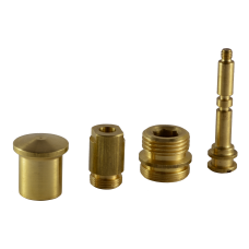 40 mm Ceramic Disc Cartridge Faucet Brass Water Rotator Set